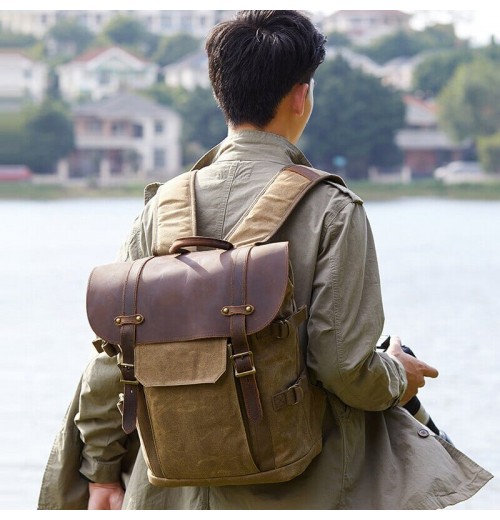 Vintage Canvas Camera Bag