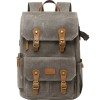 Canvas Camera Backpack With Tripod Holder