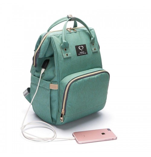 Waterproof Diaper Bag With USB Charger