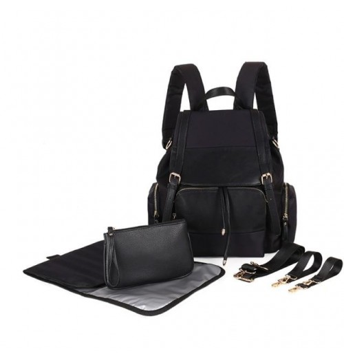 Vegan Leather Diaper Bag